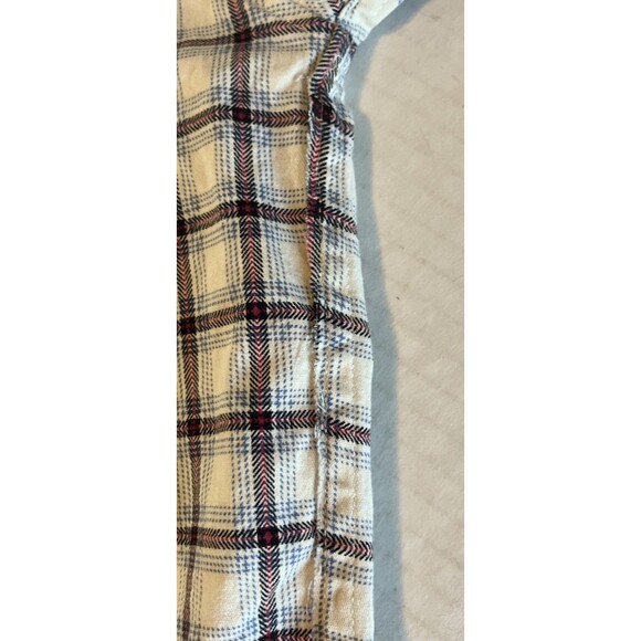 Vintage Abercrombie & Fitch Shirt Boys XL White Red Plaid Long Sleeve Rare Tag - Picture 11 of 11